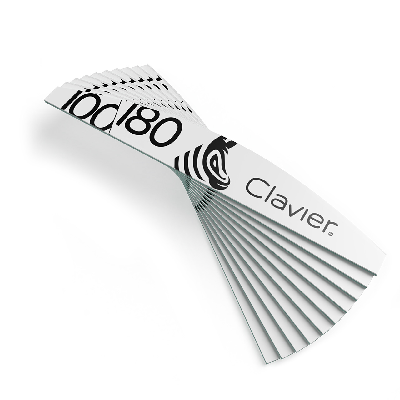 CLAVIER - PACCO LIME ZEBRA - GRANA 100/180 (10pcs) NEW