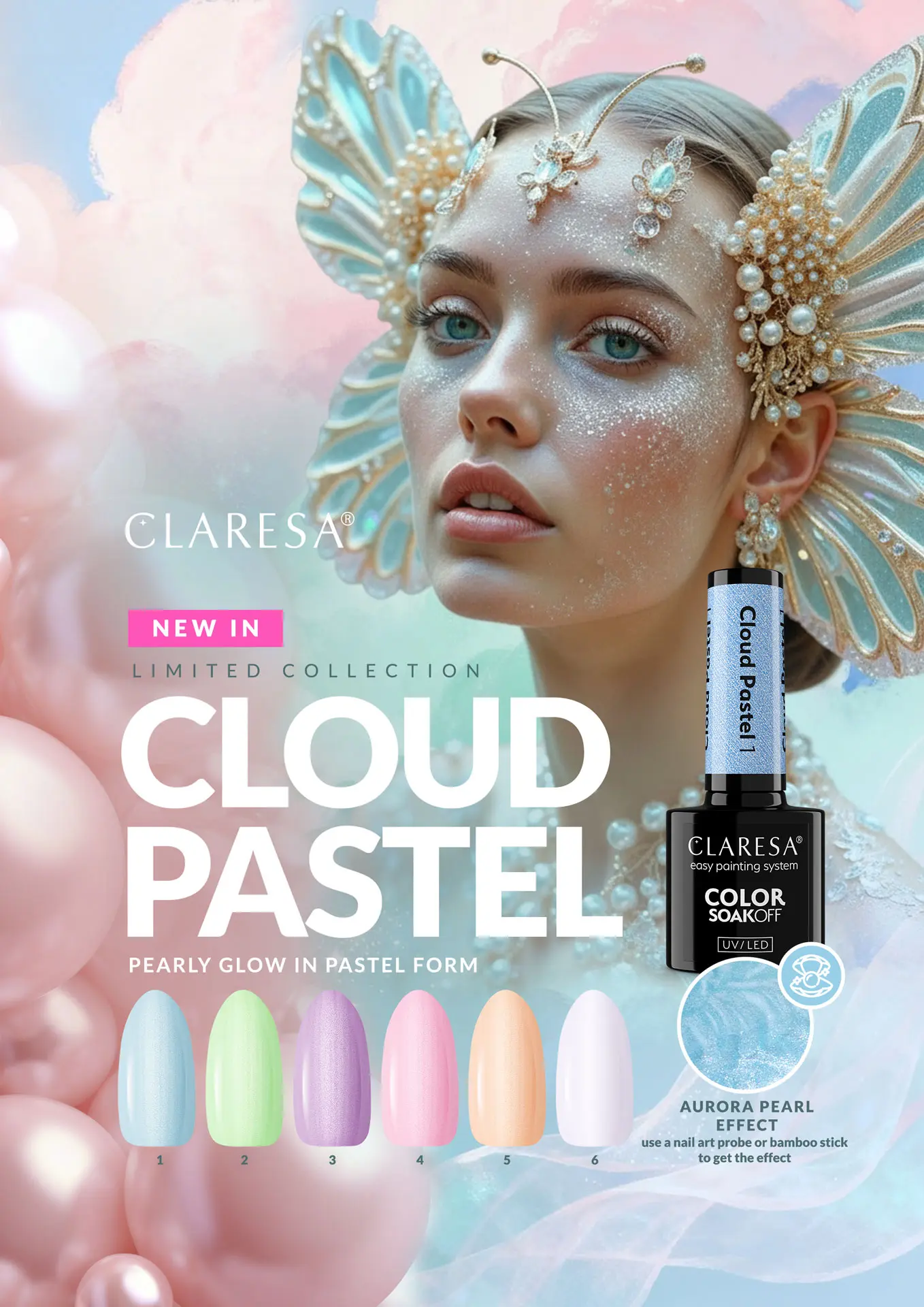 CLARESA - CLOUD PASTEL n.01 - 5gr - immagine 3