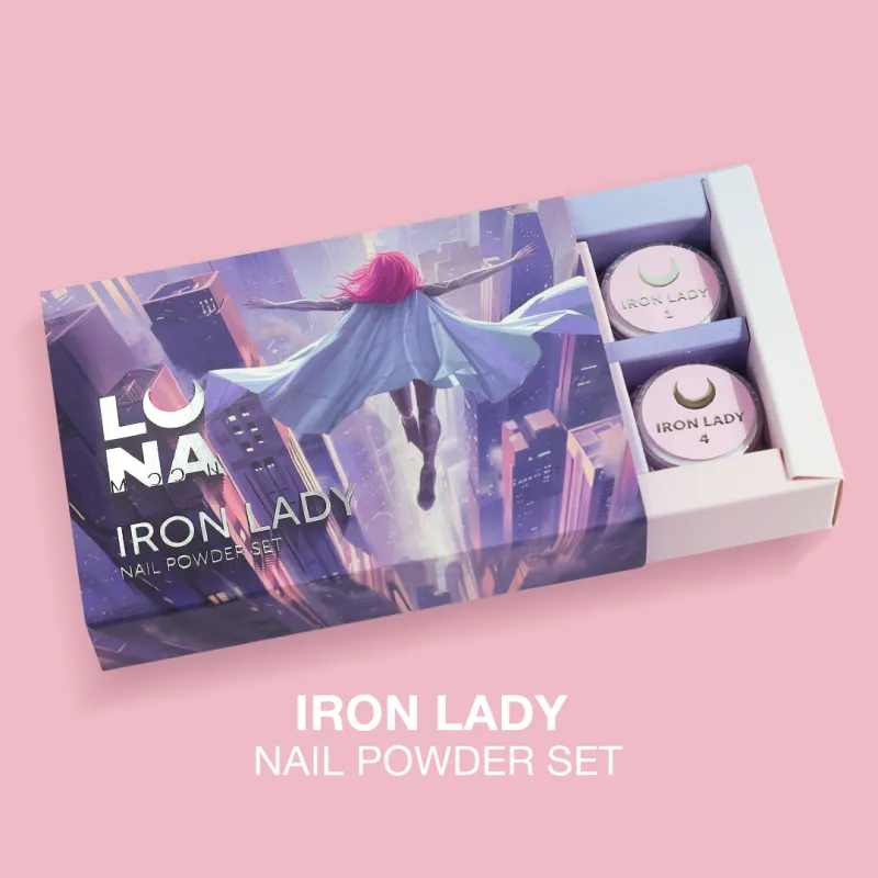 LUNAMOON - SET POLVERI CHROME - IRON LADY - 6pcs