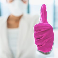 Alternative view of MEDISTERILL - GUANTI IN NITRILE - MAGENTA - MISURA S - 100pcs