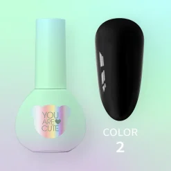 YOUARECUTE - GEL POLISH n.02 - 5ml (BLACK)