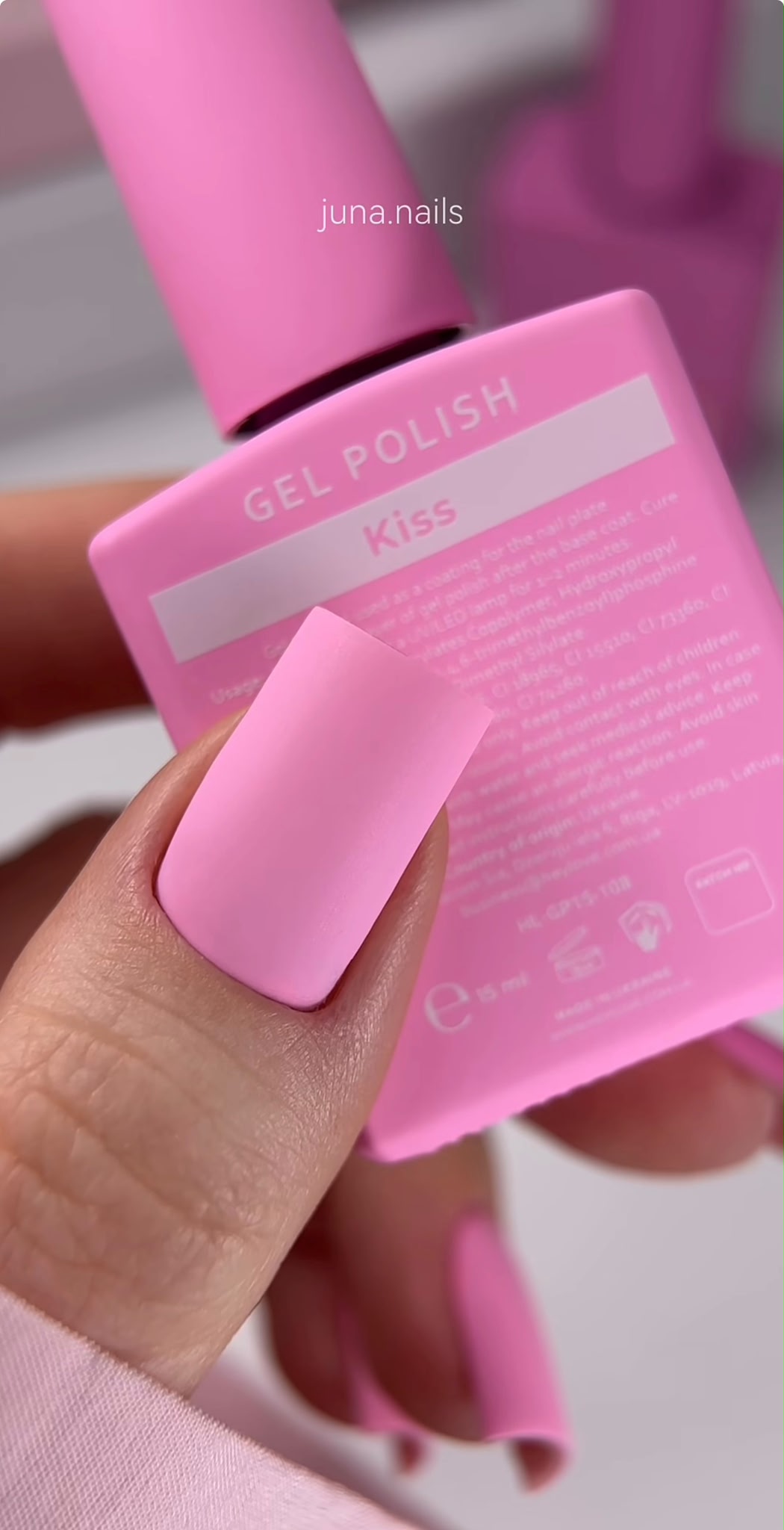 HEY LOVE - GEL POLISH - KISS - 15ml - immagine 3