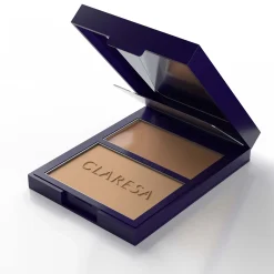 CLARESA - DUO CREAMY & PRESSED - BRONZER - 01 MORE SCULPTED