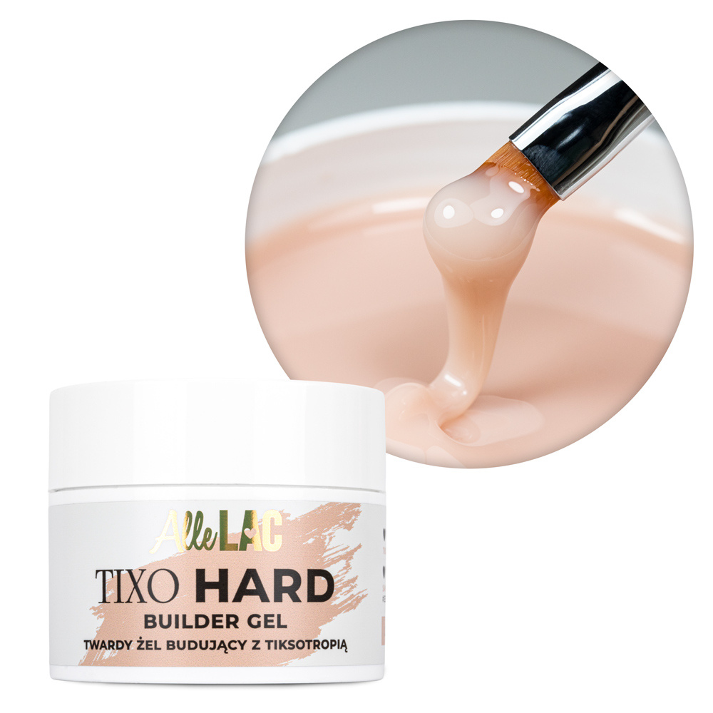 ALLELAC - TIXO HARD BUILDER GEL - LIGHT NUDE - 45gr