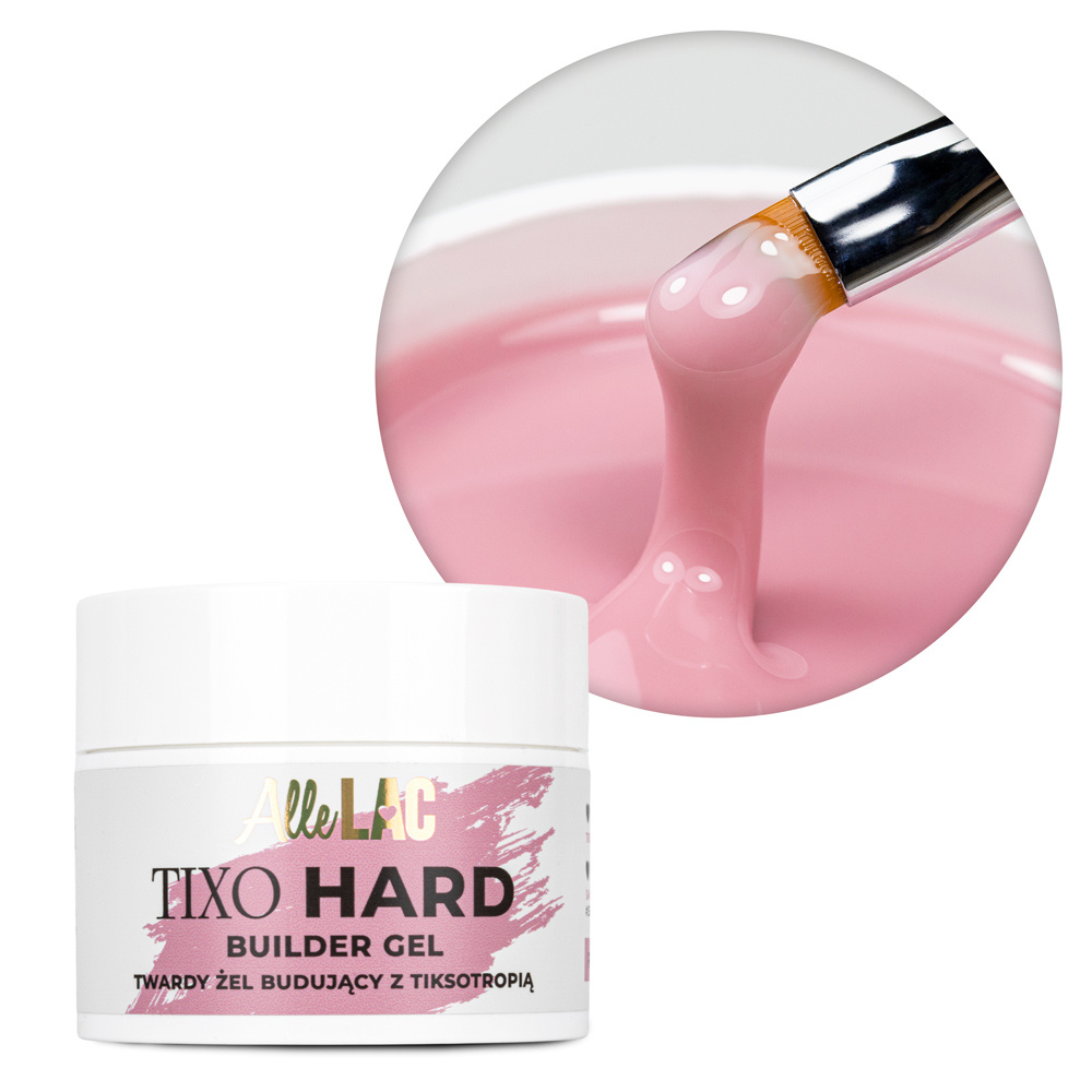 ALLELAC - TIXO HARD BUILDER GEL - FRENCH ROSE - 45gr